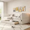 Flieks Polsterbett 90x200cm mit Ausziehbett, Schlafsofa Produktbild-Vorschau 2