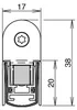 athmer Bodentürdichtung Stadi L-17/20 WS (Länge: 900 mm) Produktbild-Vorschau 2