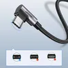 Ugreen USB-A auf USB-C Winkelkabel 3m Grau 3A Produktbild-Vorschau 6