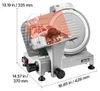 VEVOR Profesionální masový kráječ, 300 W, Elektrický kráječ Náhled obrázku produktu 8