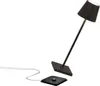 Zafferano Akku Tischleuchte Poldina Pro Micro 275mm Schwarz Produktbild-Vorschau 4