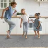 Küchenläufer Teppichläufer DAVIS Velours Läufer Mosaik Grau Produktbild-Vorschau 6