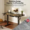 A modern standing desk setup in a home office environment. Produktbild-Vorschau
