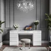 Schreibtisch AURORA DOUBLE SILVER mit Schubladen Produktbild-Vorschau 4