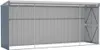 Capannone annesso Grigio 118x382x178 cm Acciaio zincato Anteprima dell’immagine prodotto 6