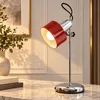 Retro Tischlampe in Rot mit E27 und 9 W, 3 Lichtfarben von Produktbild-Vorschau 1