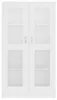 vidaXL Vitrinenschrank Weiß 82,5x30,5x150 cm Holzwerkstoff Produktbild-Vorschau 5