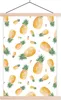 MuchoWow® Textilposter Ananas - Aquarellfarbe - Muster Produktbild-Vorschau 1