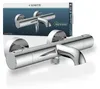 LOS ANGELES Thermostat Wannenfüllarmatur, Chrom Produktbild-Vorschau 1