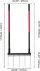 VEVOR Broadfork Doubleshaft 510x320 mm, forca a 5 denti con Anteprima dell’immagine prodotto 8