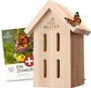 wildtier liebe Schmetterlingshaus - Wetterfest & Produktbild-Vorschau 1
