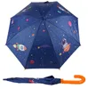 Dětský deštník SPACE Ø 76 cm, modrý Náhled obrázku produktu 2