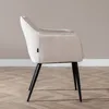 Bronx71 Esszimmerstuhl Ciara Leinen Off white Produktbild-Vorschau 2
