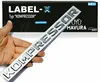 Naklejka LABEL-X typ COMPRESSOR chromowana naklejka z logo Podgląd zdjęcia produktu 1