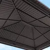 TOOLPORT Gazebo da Giardino 3x3,65 m Tetto Hardtop in Anteprima dell’immagine prodotto 4
