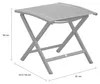 LC Garden Unicamo Hocker Aluminium/Textilene klappbar Produktbild-Vorschau 3