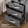 Set aus 2 modernen Nachttischen mit je 3 Schubladen fš¹r Produktbild-Vorschau 7
