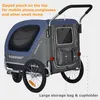 DOGGYHUT    Large Fahrradanhänger & Hundebuggy 2 in 1 für Produktbild-Vorschau 3
