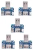 5 ks USB adaptérová deska samec USB na samici válečková Náhled obrázku produktu 2