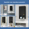 Puluomis Wandkast Badkamerkast, Veelzijdig opbergmeubel met Productafbeelding-voorbeeld 7