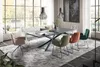 KAWOLA Esszimmerbank CHARME Cord hellgrau 206cm Produktbild-Vorschau 3
