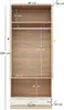 MODFU Kinderkleiderschrank mit Katzenbett,Flurgarderobe mit Produktbild-Vorschau 7