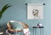 MuchoWow® Wandteppich Wandbehang Winter - Zitat - Produktbild-Vorschau 4