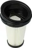 A pleated filter with a black plastic top, isolated on a white background. Produktbild-Vorschau
