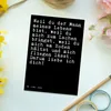 Mr. & Mrs. Panda Postkarte Weil du der Mann... - Schwarz - Produktbild-Vorschau 2