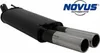 Novus Sport Echappement 2x76 VW Golf 3 4 Cabrio Silencieux Voir les images du produit 7
