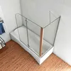 Duschspa 120x140cm 2-teilig Faltwand Badewannenaufsatz 6mm Produktbild-Vorschau 3