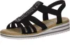 Rieker Keilsandaletten Damen 31373730393531 Schwarz 41 EU Produktbild-Vorschau 52