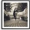 Gerahmtes Poster - Schwarzer Rahmen - Ballerina Tanz Luft - Produktbild-Vorschau 1
