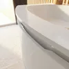 Mobile bagno sospeso 105 cm bianco lucido specchio a goccia Anteprima dell’immagine prodotto 6