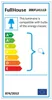 An energy efficiency label for a luminaire. Produktbild-Vorschau