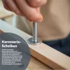50x rondelle M8 Acciaio inox Rondelle piatte, Ø 18,00 mm Anteprima dell’immagine prodotto 6