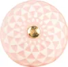 Clayre & Eef Türknauf Ø 4x3 cm Rosa Keramik Produktbild-Vorschau 1