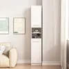 Regał Szafka Biała Nowoczesna Stojąca Słupek Wysoki Loft 2 Podgląd zdjęcia produktu 4