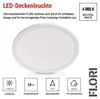 LED-Anbauleuchte FLORI rund, weiß, 18W, neutralweiß Anteprima dell’immagine prodotto