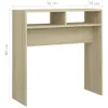vidaXL Konsolentisch Sonoma-Eiche 78x30x80 cm Holzwerkstoff Produktbild-Vorschau 8