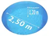Ersatzfolie Ø 2,50 x 1,20 m 0,60 mm blau EB Produktbild-Vorschau 4