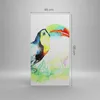 Bild auf Leinwand - Leinwandbild - Vogel Toucan Neugier Produktbild-Vorschau 3