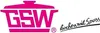 A pink logo with the letters GSW and a stylized pot lid, next to a handwritten slogan in black. Voir les images du produit