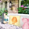 Mr. & Mrs. Panda Sofa Kissen Katze Mittelfinger - Gelb Produktbild-Vorschau 2