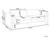 BELIANI 3-Sitzer Sofa Sandbeige Samtbezug mit Dicken Produktbild-Vorschau 3