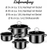 GSW Set de casseroles Profi-Black-Star 4 pièces, lavable au Voir les images du produit 9