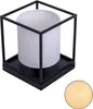 Lampe de table, textile blanc, noir, H 17 cm Voir les images du produit 20