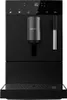A front view of a black automatic coffee machine. Produktbild-Vorschau