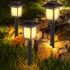 3er Set LED Solarlampen, Laternen Design, Feuereffekt, H 37 Produktbild-Vorschau 2