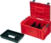 A red toolbox with a black tray next to it. Anteprima dell’immagine prodotto